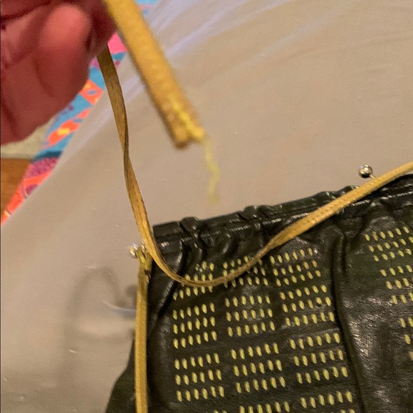 Miu Miu Black with contrast stitching on front. - Picture 3 of 4